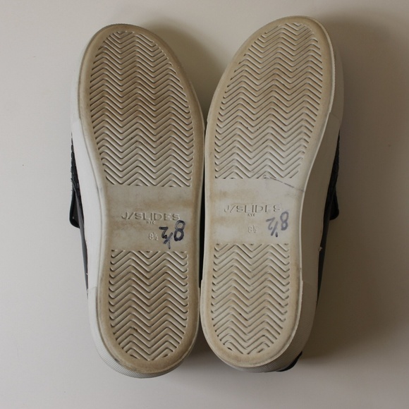 J/Slides Flynn woven leather platform sneakers - Picture 6 of 6